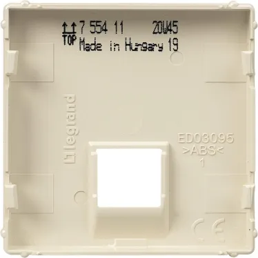Valena LIFE Лицевая панель для одиночных телефонных/информационных розеток Слоновая кость