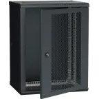 Шкаф LINEA W 12U 600x450 мм дверь перфорированная RAL9005