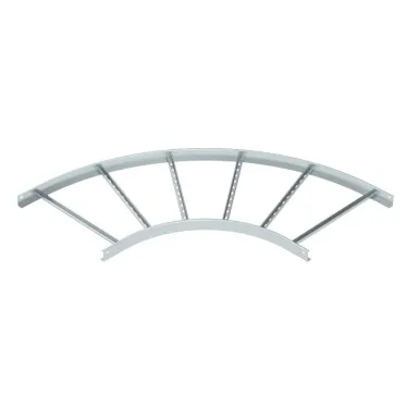 Угловая секция 90° лестничного лотка 60х600 мм R-500 мм. LB 90 660 R5 FS