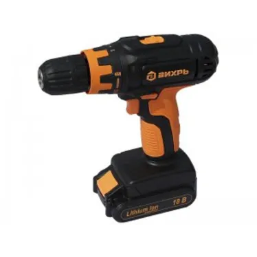 Дрель-шуруповерт аккумуляторная ДА-18Л-2К (2,0 А/ч)