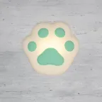 Ночник силиконовый Кошачья лапа бирюзовый