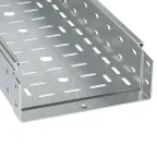 Лоток перфорированный 80х80 L-3000мм толщина 1.0мм цинк-ламельный