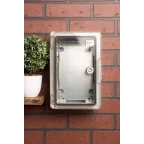 Бокс пластиковый с монтажной платой прозр. дверь 300х200х130 мм IP65 PROxima