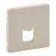 Valena LIFE Лицевая панель для одиночных телефонных/информационных розеток Слоновая кость