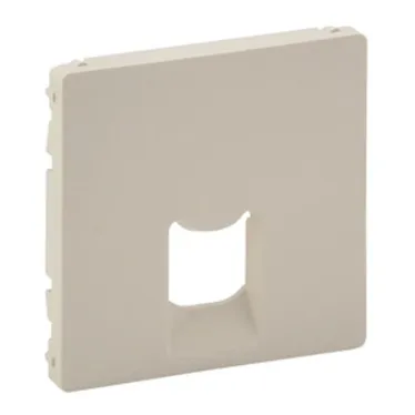Valena LIFE Лицевая панель для одиночных телефонных/информационных розеток Слоновая кость