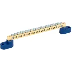 Шина нулевая на 2 угловых изоляторах ШНИ-6х9-20-У2-С