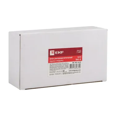 Блок распределительный (кросс-модуль) 160A (4x12) PROxima