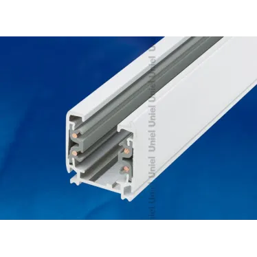 Шинопровод осветительный, тип А Трехфазный белый Длина 1 м UBX-AS4 WHITE 100 POLYBAG