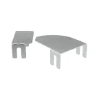 Крышка на горизонтальный изменяемый угол СРО 0-45 град 150, в комплекте с крепежными элементами и соединительными пластинами, необхо