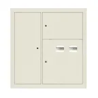 Щит этажный 2 кв. слаботочка слева RAL9002 (1000х950х150) EKF PROxima