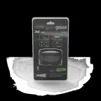 Фонарь светодиодный налобный 3 Вт 130 лм Черный IP44 аккумуляторный Li-ion 600мАч GFL Gauss