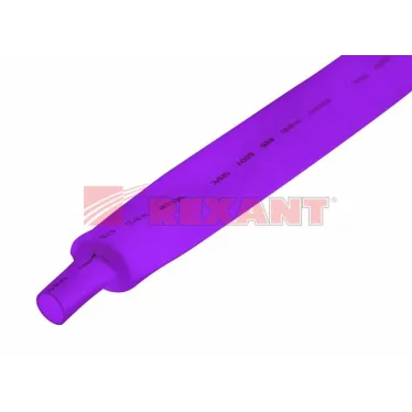 Термоусаживаемая трубка 25,0 12,5 мм, желто-зеленая, упаковка 10 шт. по 1 м, REXANT