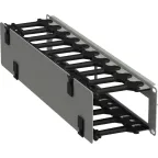 Кабель-органайзер горизонтальный 19'' 2U серый РФ