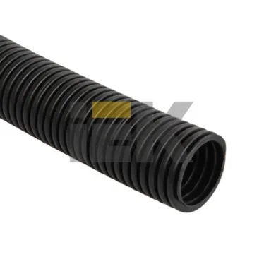 Труба гофрированная ПНД d-25мм с зондом черная (50м) IEK
