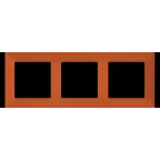 Valena LIFE Рамка 3 поста терракот универсальная