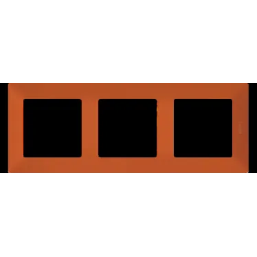 Valena LIFE Рамка 3 поста терракот универсальная