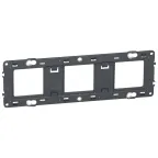 Суппорт Mosaic 3 мест 6/8 мод.  монтаж на винтах | 080253 | Legrand