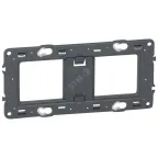 Суппорт Mosaic 2 мест 4/5 мод.  монтаж на винтах | 080252 | Legrand