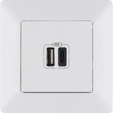 Valena LIFE Рамка 1 пост белая универсальная