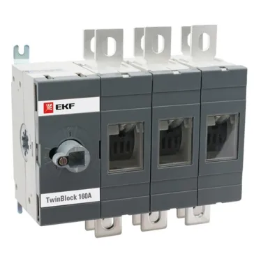 Рубильник 160A 3P реверсивный без рукоятки управления TwinBlock