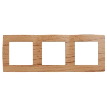 Рамка на 3 поста, Эра12, дуб, 12-5003-09