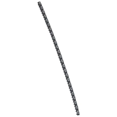 CAB3 Кольцо маркировочное 0.15-0.5мм (0) белое/черное (1000шт)