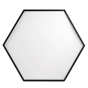 Светильник светодиодный Geometria Hexagon SPO-122-B-40K-066 66Вт 4000К 4800Лм IP40 800*800*80 черный подвесной