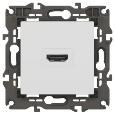 Розетка HDMI, Эра Elegance, белый, 14-3114-01