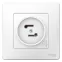 BLANCA скрытой установки розетка fm, белый
