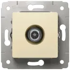 Cariva Розетка телевизионная проходная в рамку бежевая