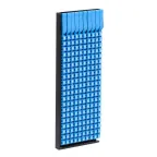 Маркер для кабеля сечением 1,5-2,5мм символ ''N'', голубой (200 маркеров в упаковке)