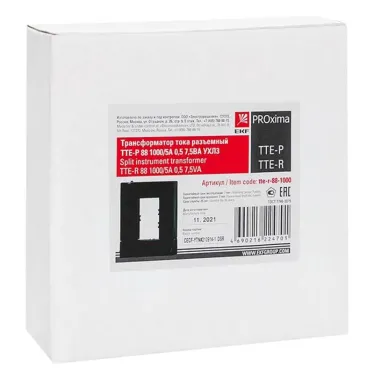 Трансформатор тока ТТЕ-Р 88 1000/5А 0,5 7,5ВА УХЛ4 PROxima