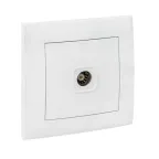 Валенсия розетка телевизионная 1-местная 75Ом 5-862МГц белая