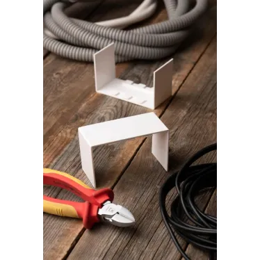 Соединитель (100х60) (2 шт) Plast Белый