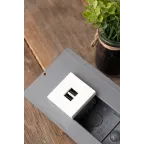 Розетка USB, сила тока 2.1 А (2 гнезда) без индикатора