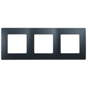 ETIKA Рамка 3 поста антрацит