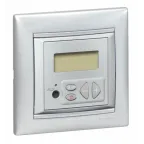 VALENA Рамка 1 пост горизонтальная алюминий