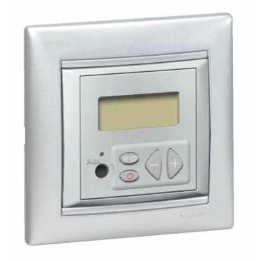 VALENA Рамка 1 пост горизонтальная алюминий