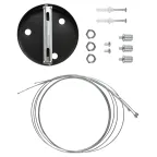 Светильник светодиодный Geometria Igrek SPO-144-B-40K-066 66Вт 4000К 4000Лм IP40 1200*1200*80 черный подвесной ЛТ | Б0058889 | ЭРА