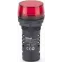 Лампа коммутационная ЛК-22 ADDS диам. 22мм LED красная 220В AC/DC