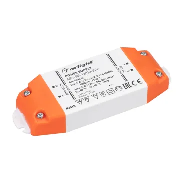 Блок питания ARV-SP-12030-PFC (12V, 2.5A, 30W) (Arlight, IP20 Пластик, 5 лет) | 039230 | Arlight
