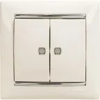 VALENA Рамка 1 пост жемчужная