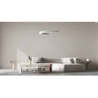 Светодиодный светильник Enso C 810х405х40 мм 18 Вт 3000 К подвесной RAL9003 белый матовый с рассеивателем опал | V1-R0-0C524-30000-2001830 | VARTON