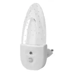 Ночник - светильник светодиодный в розетку с датчиком освещенности белый NN-619-LS-W ЭРА