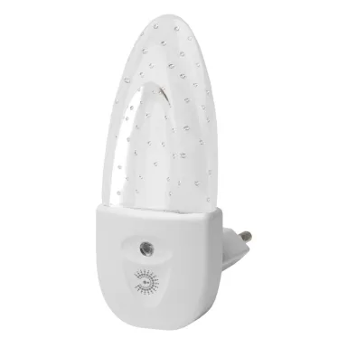 Ночник - светильник светодиодный в розетку с датчиком освещенности белый NN-619-LS-W ЭРА