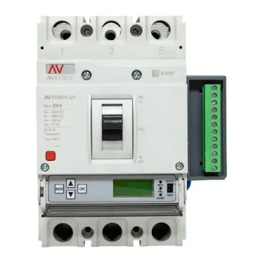 Выключатель автоматический AV POWER-2/3 250А 100kA ETU6.2 AVERES