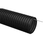 Труба гофрированная ПНД d-50мм с зондом черная (15м) IEK