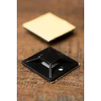 Площадка самоклеящаяся (40х40 мм) черная (100 шт)