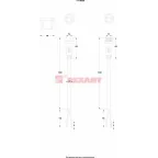 Соединительный кабель (2pin) герметичный (IP67) 2х1,0кв мм белый, REXANT