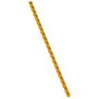 Маркировка буква (I) черный/желтый Duplix (600шт)